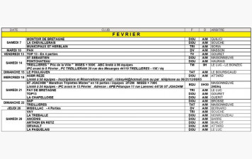 Le calendrier 2026, mois par mois !