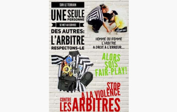 STOP A LA VIOLENCE SUR LES TERRAINS !